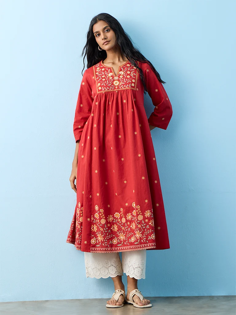 Festive Anarkali Set